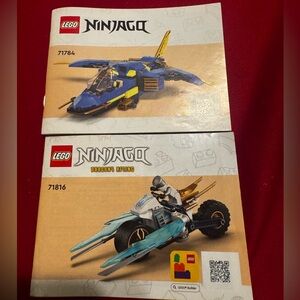 Lego Instruction Manual Book LEGO Ninjago 71816 Zane's Ice Motorcycle And 71784